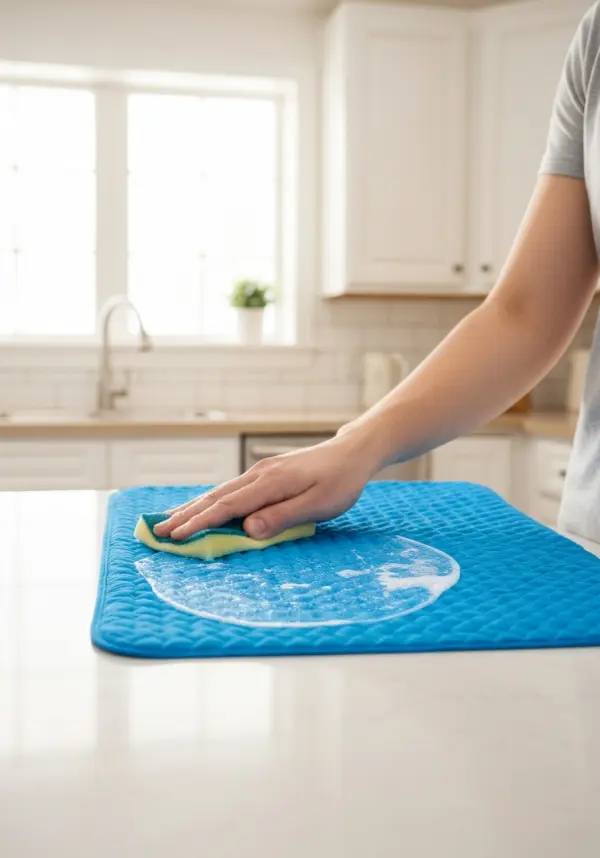 Nettoyage facile du tapis rafraîchissant
